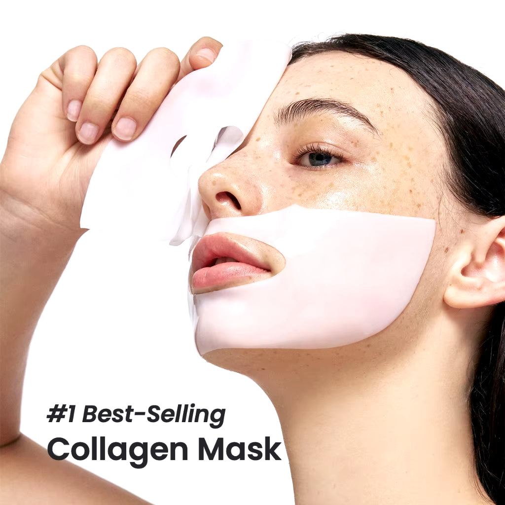 1/5/10Pcs Bio Collagen Face Mask Shrink Pores Deep Hydrating Overnight Mask Moisturizing Refreshing Brightening Face Skin Care